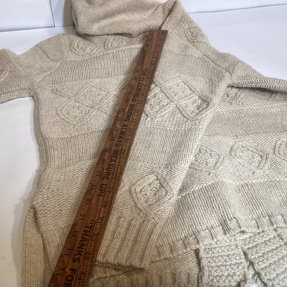 Vintage Wool Sweater Jacket with hood & toggle buttons womens size 40 Bonnie Lee - Picture 14 of 15